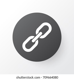 Link Icon Symbol. Premium Quality Isolated Chain Element In Trendy Style.