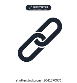 Link icon symbol template for graphic and web design collection logo vector illustration