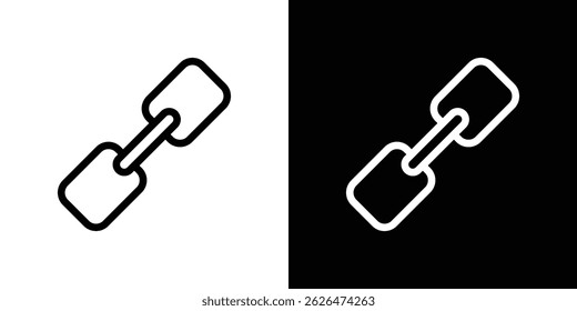 Link icon symbol template for graphic and web design