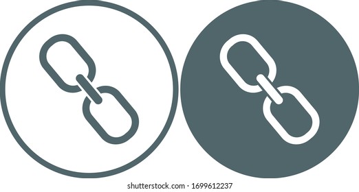 Link-Symbol. Link Symbol. Vektorillustration