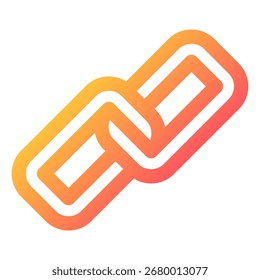 Link icon symbol. Vector illustration.