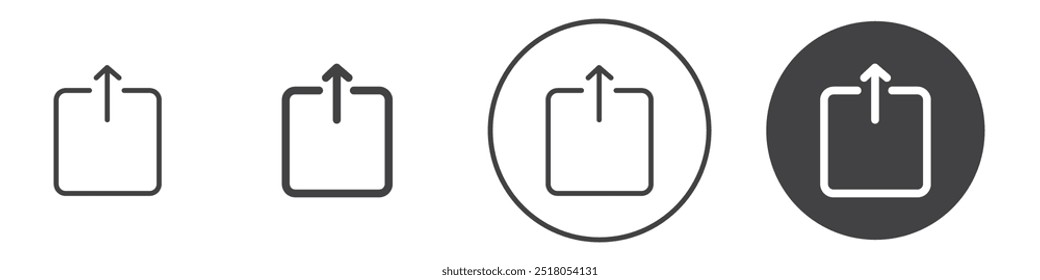 Link icon thin line illustration