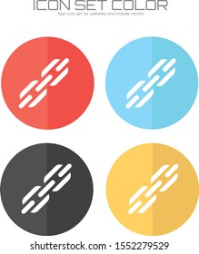 Link icon in trendy flat style isolated on background. Link icon page symbol for your web site design Link icon logo, app, UI. Link icon Vector illustration, EPS10.
