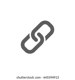 Link icon in trendy flat style isolated on white background. Symbol for your web site design, logo, app, UI. Vector illustration, EPS