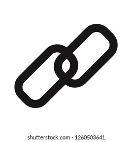 Link icon vector