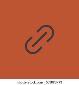 Link icon vector