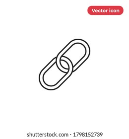 Link Symbol Vektor. Kettenzeichen