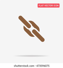 Link icon. Vector concept illustration for design.