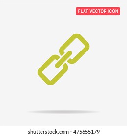 Link icon. Vector concept illustration for design.