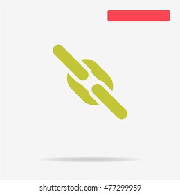 Link icon. Vector concept illustration for design.