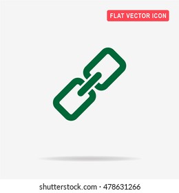 Link icon. Vector concept illustration for design.