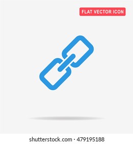 Link icon. Vector concept illustration for design.