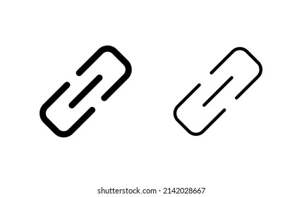 Link icon vector. Hyperlink chain sign and symbol