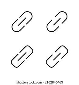 Link icon vector. Hyperlink chain sign and symbol