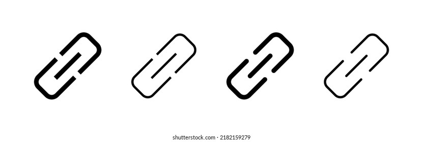 Link icon vector. Hyperlink chain sign and symbol