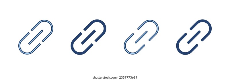 Link icon vector. Hyperlink chain sign and symbol