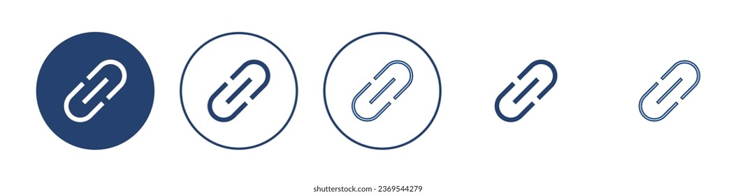 Link icon vector. Hyperlink chain sign and symbol