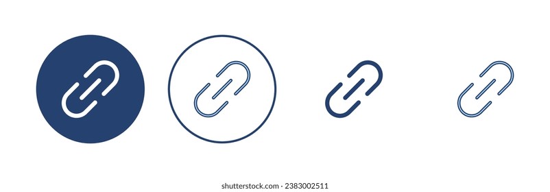 Link icon vector. Hyperlink chain sign and symbol