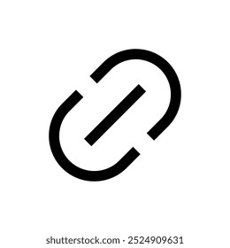 Link icon vector. Hyperlink chain sign and symbol