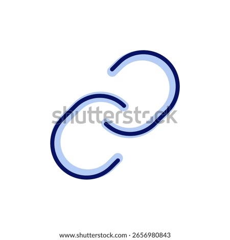 Link icon vector. Hyperlink chain sign and symbol