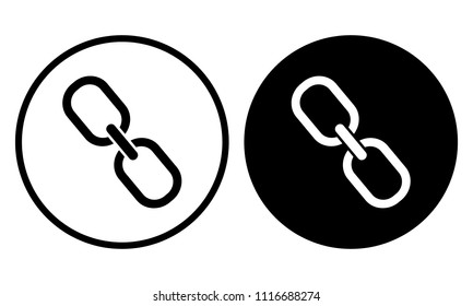 Link icon. Vector illustration 