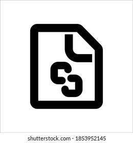 Link Icon - Vector Illustration .