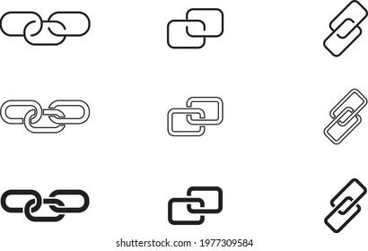 Link Icon , vector illustration.