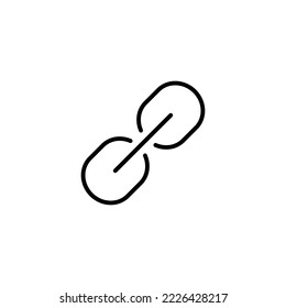 Link icon vector illustration. Hyperlink chain sign and symbol