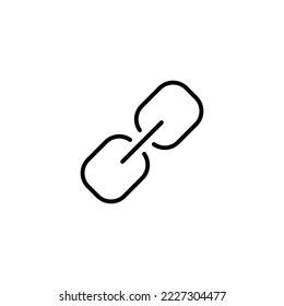 Link icon vector illustration. Hyperlink chain sign and symbol