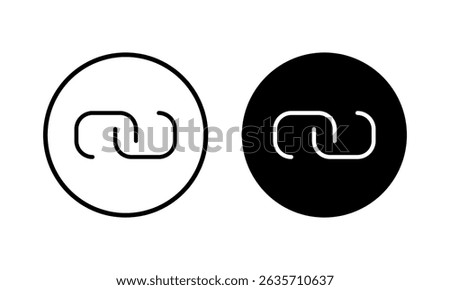Link icon vector illustration. Hyperlink chain sign and symbol