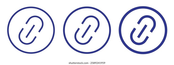 link icon vector. Link icon, internet url symbol connect button. link icon set. flat style eps 888.