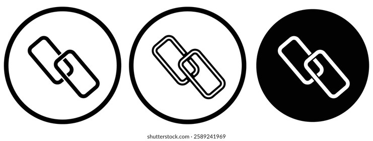 link icon vector. Link icon, internet url symbol connect button. link icon set. flat style eps 888.