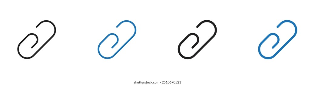 Link icon Vector set outline