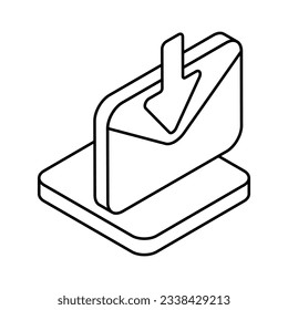 Icono de enlace, ilustración de material vectorial.