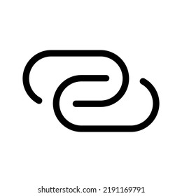 Design-Illustration des Vektorsymbol-Verknüpfungsbildes
