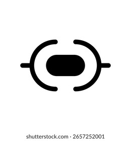 Ilustração de design de símbolo de vetor de ícone de link