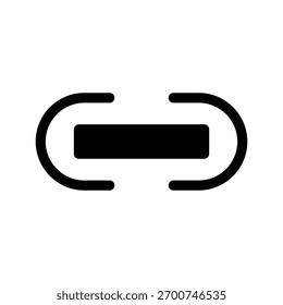 Ilustración de diseño de símbolo de Vector de icono de Enlace