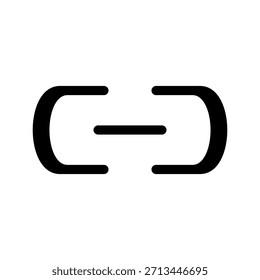Ilustración de diseño de símbolo de Vector de icono de Enlace
