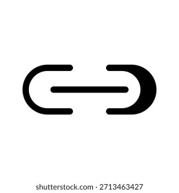 Ilustración de diseño de símbolo de Vector de icono de Enlace
