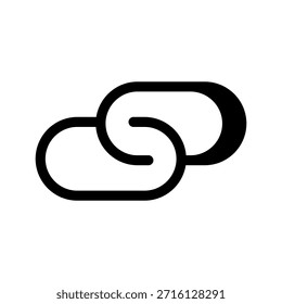Ilustración de diseño de símbolo de Vector de icono de Enlace
