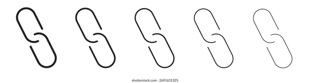 Vector de icono de Enlace, símbolo, ilustraciones de logotipo