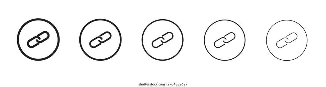 Vector de icono de Enlace, símbolo, ilustraciones de logotipo