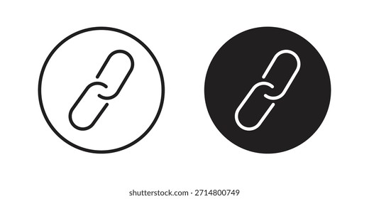 Vector de icono de Enlace, símbolo, ilustraciones de logotipo