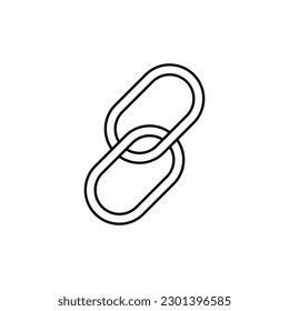 Link icon vector. web address illustration sign. website symbol or logo.
