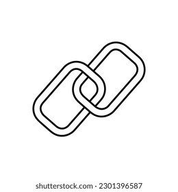 Link icon vector. web address illustration sign. website symbol or logo.