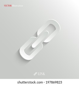 Link icon - vector web illustration, easy paste to any background