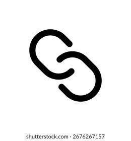 Link icon vector for web and mobile app. Hyperlink chain sign and symbol