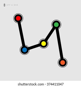 Link icon / vector icon for web and mobile applications