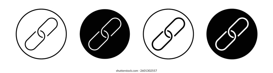 Link icons vectors graphics collection