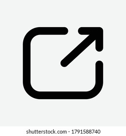 Link Line Icon - Vektorgrafik